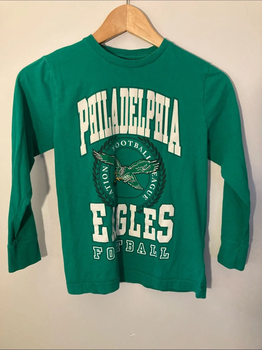 NFL Philadelphia Eagles Kids Long Sleeve Tee - Green